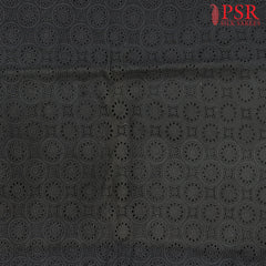 Shadow Black Hacoba Embroidery Running Material