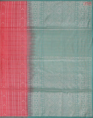 Flamingo Pink Soft Art Silk Saree