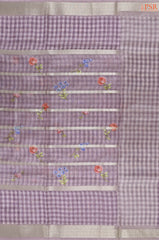 Heather Purple Kota Saree