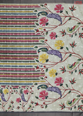 Multicolor Semi Tussar Saree