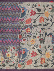 Multicolor Semi Dupion Saree