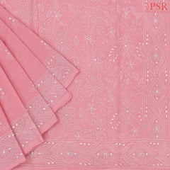 Light Pink Bengal Cotton Saree