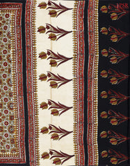 Sepia Beige Modal Silk Saree