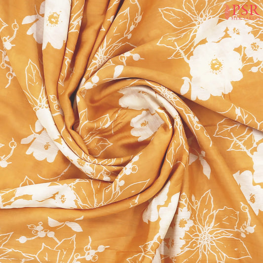 Yellow Orange Asssam Saree
