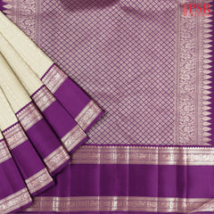 Grey Kanchipuram Silk Saree