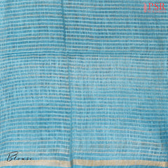 Dark Orange Semi Tussar Saree