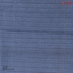 Dark Slate Blue Ghicha Kadhi Tussar Silk Saree