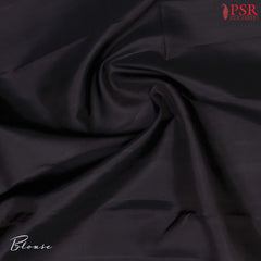 Grape Black Kanchipuram Silk Saree