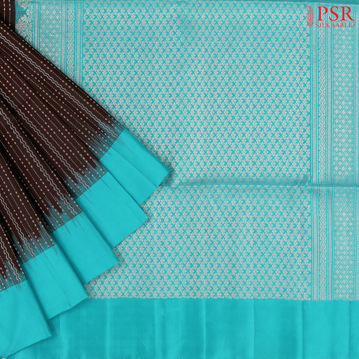 Hickory Brown Soft Silk Saree
