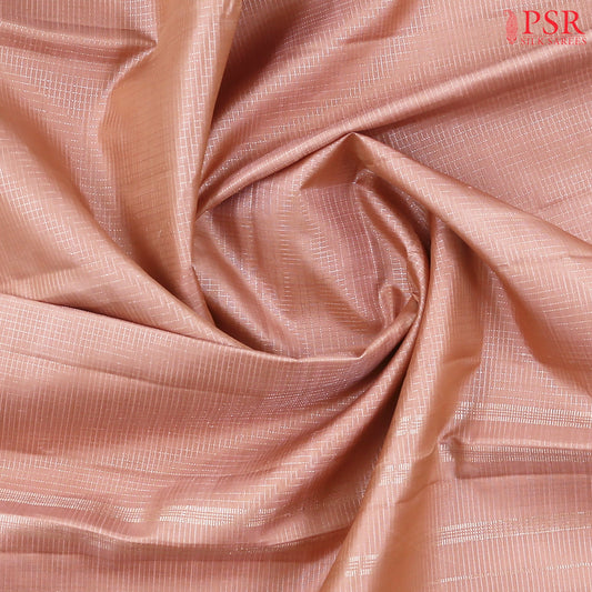 Malibu Peach Kanchipuram Silk Saree