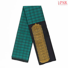 Teal Kanchipuram Silk Saree