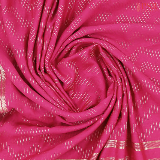 Magenta Pink Assam Saree