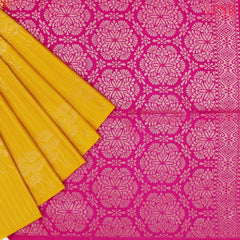 Mustard Yellow Soft Art Silk Saree