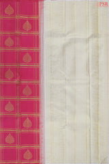 Dark Pink Kanchipuram Silk Saree