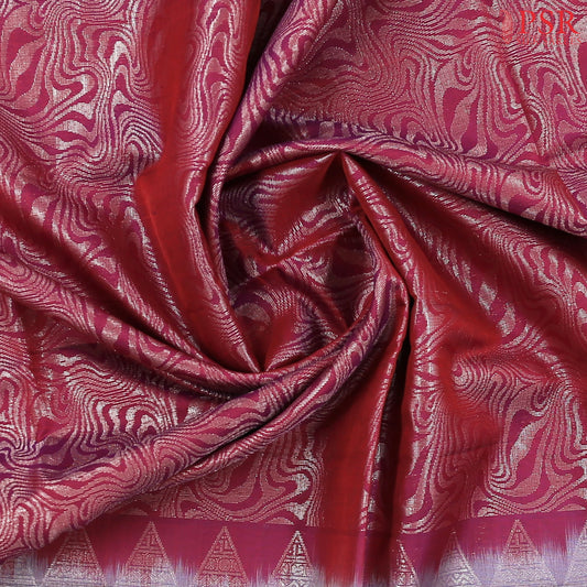 Soft Maroon Soft Silk Saree