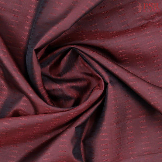 Rosewood Brown Kanchipuram Silk Saree
