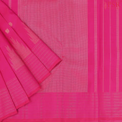 Razzmatazz Pink Kanchipuram Silk Saree