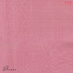 Light Maroon Maheshwari Silk Cotton Saree