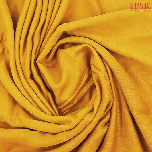 Mustard Yellow Assam Saree