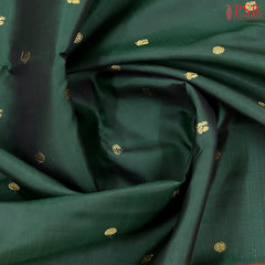 Dark Green Kanchipuram Silk Saree
