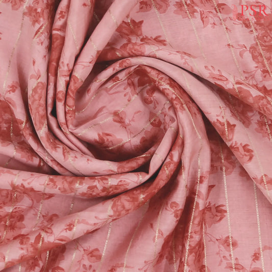 Flamingo Pink Asssam Saree