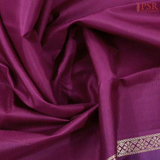 Dark Purple Arani Silk Saree