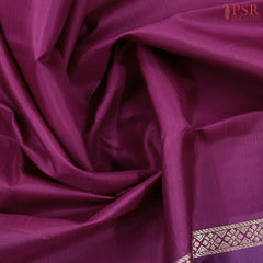 Dark Purple Arani Silk Saree
