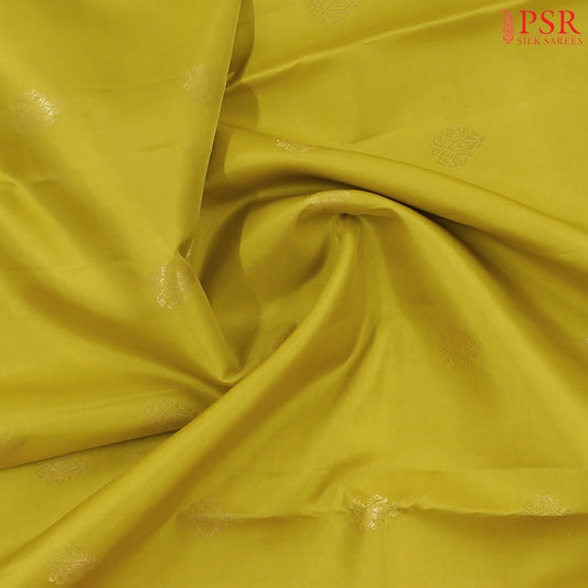 Olive Yellow Fancy Kanchipuram Silk Saree