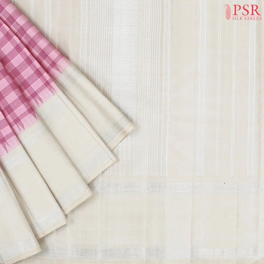 Light Pink Kanchipuram Silk Saree