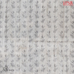 Prussian Blue Semi Tussar Saree