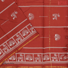 Off White Chirala Cotton Dress Material