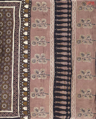 Olive Brown Modal Silk Saree