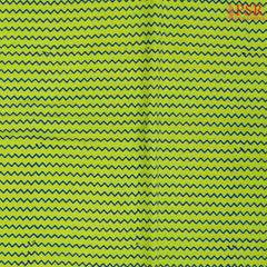 Pear Green Cotton Print Running Material