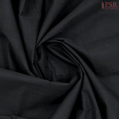 Black Mangalagiri Cotton Saree