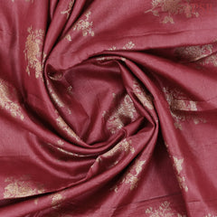 Maroon Banaras Tussar Silk Saree