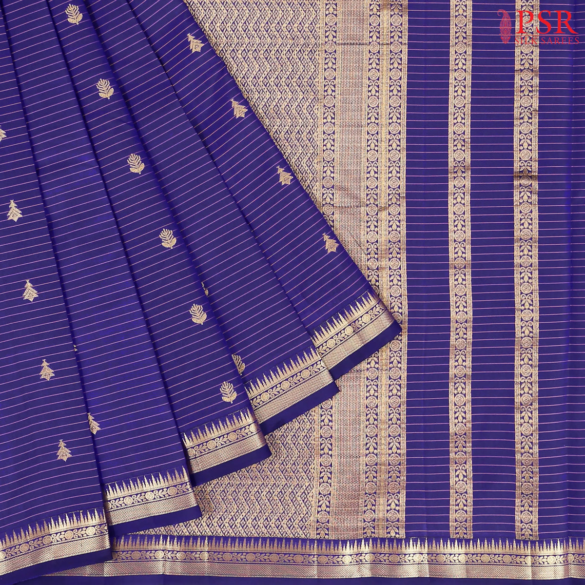 Royal Blue Fancy Kanchipuram Silk Saree