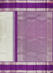 Grey Kanchipuram Silk Saree