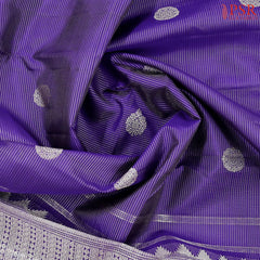 Spanish Violet Kanchipuram Silk Saree