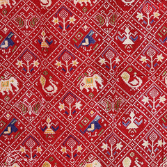 Dark Green Assam Saree