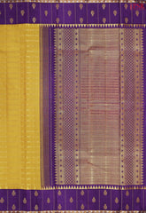 Tuscany Yellow Kanchipuram Silk Saree