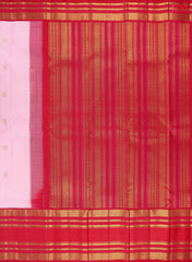 Pastel Pink Kanchipuram Silk Saree