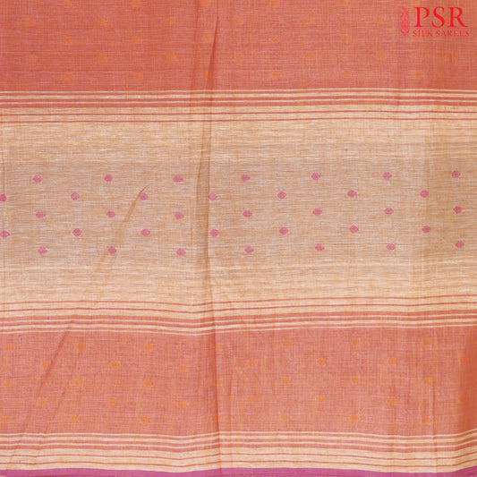 Orange & Saffron Linen Running Material