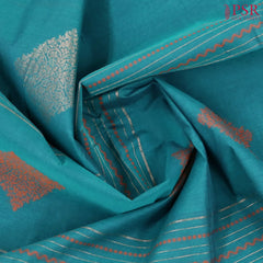 Dark Turquoise Kovai Cotton Saree