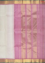 Light Beige Kanchipuram Silk Saree