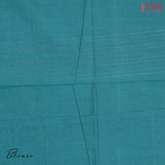 Dark Turquoise Kovai Cotton Saree