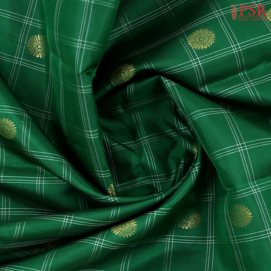 Dark Green Fancy Kanchipuram Silk Saree