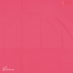 Hot Pink & Beige Cotton Dress Material