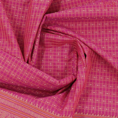 Raspberry Pink Kalakshetra Kovai Cotton Saree