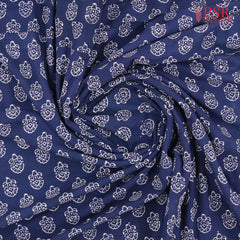 Blue Jaipur Cotton Print Running Material