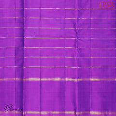 Navy Blue Kanchipuram Silk Saree